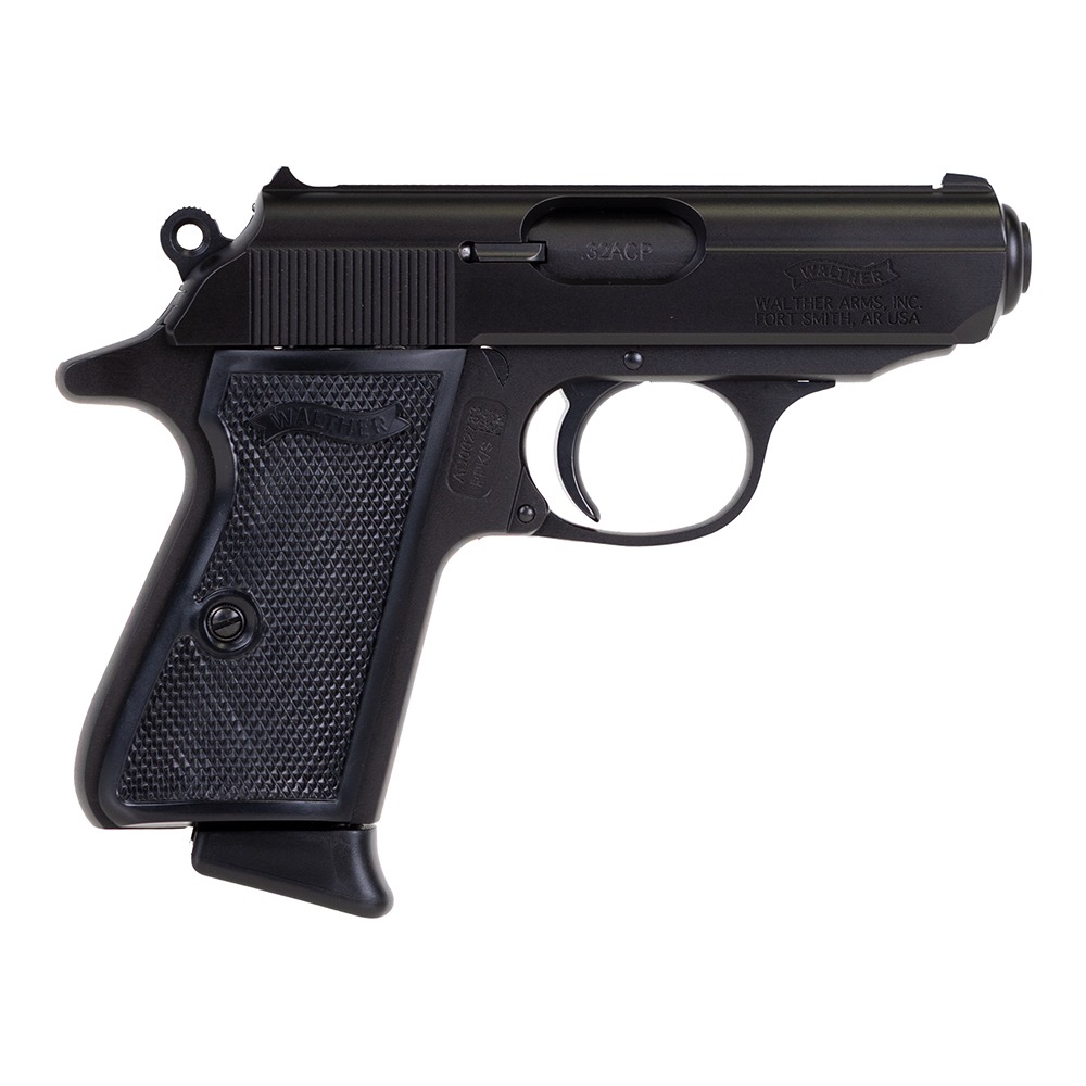 Walther PPK/S .32 ACP 3.3" 7rd Pistol, Black / Black Grip - 4796023