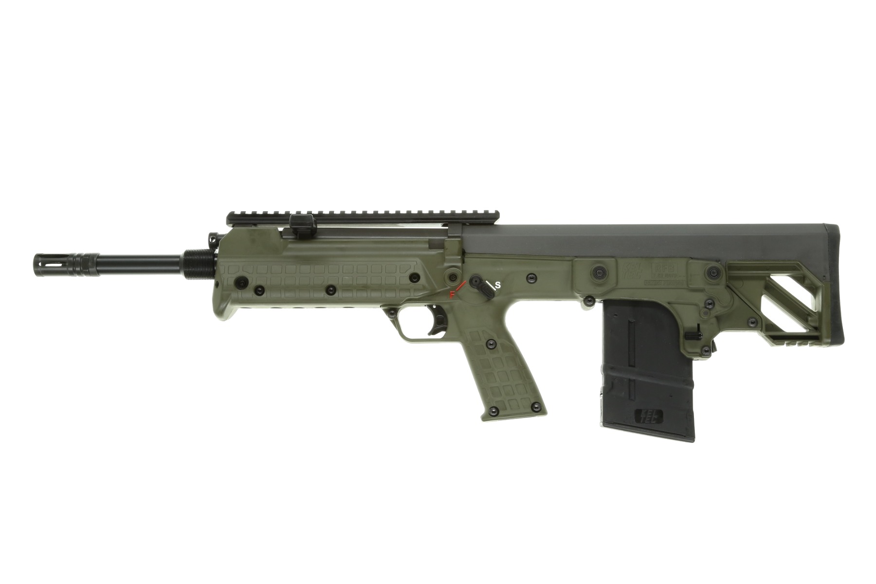 Kel-Tec RFB Bullpup Rifle - OD Green, 7.62 NATO, 18.5" Barrel