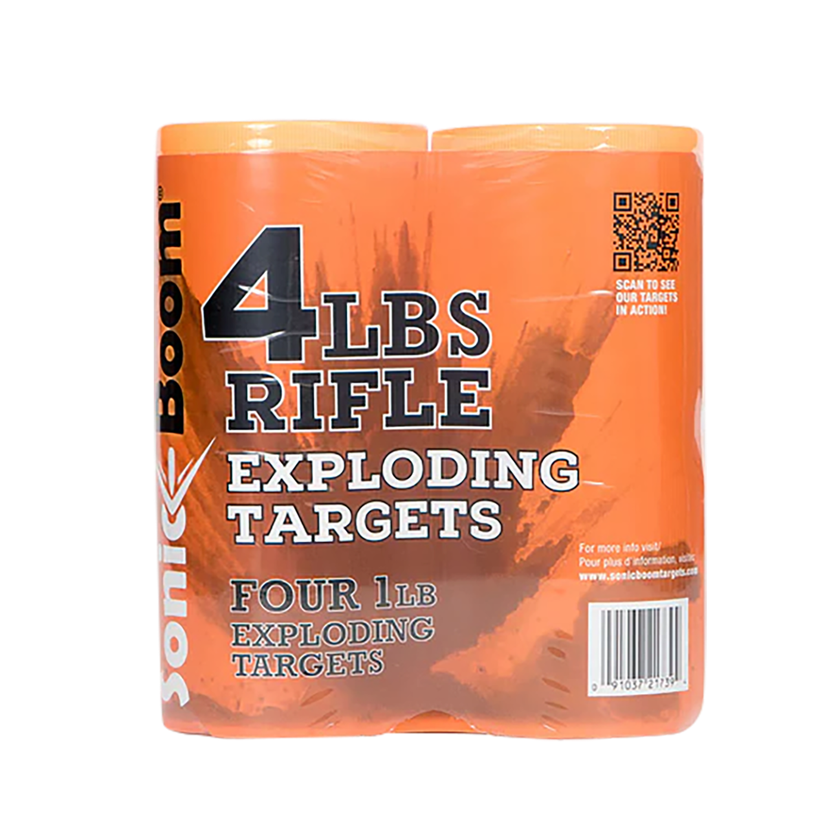Sonic Boom 1 lb Exploding Rifle Target, Pack of 4