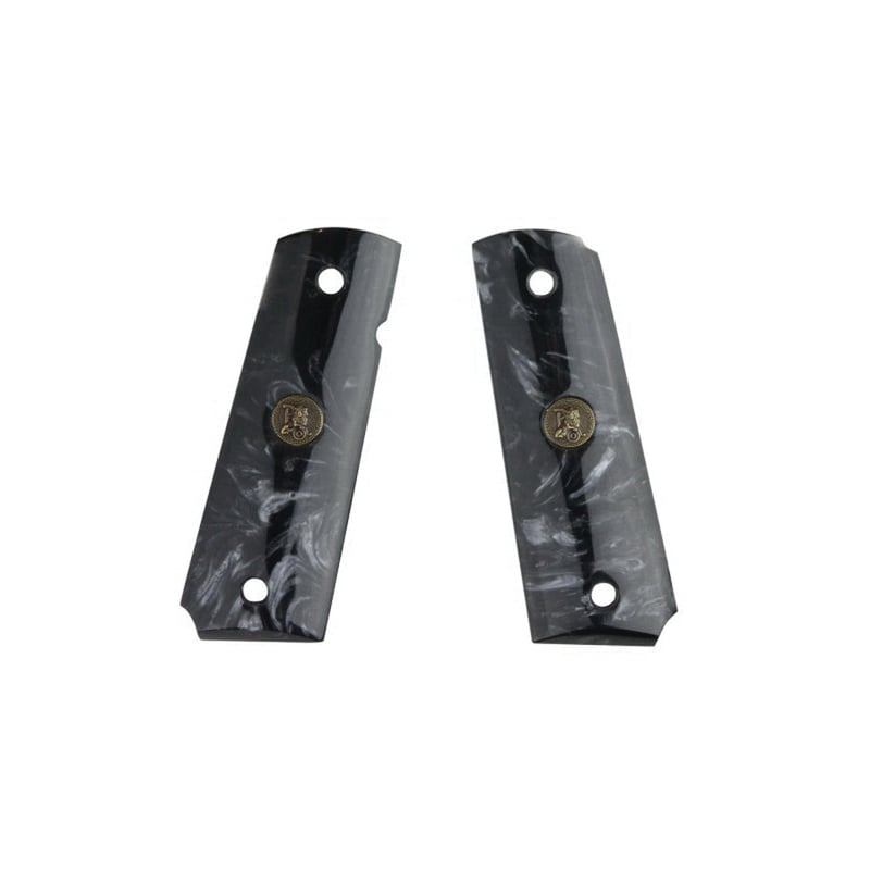Pachmayr Custom Brilliant Grip for 1911 Pistol, Black Pearl - 62000