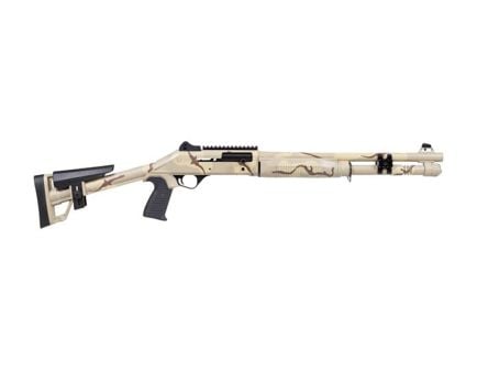Panzer M4 Tactical 12 Gauge 18.5" 5rd Semi-Auto Shotgun, Desert Camo Cerakote - PAM4TSNDCSS