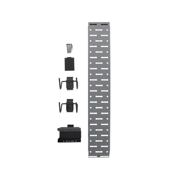 Lockdown Securewall Handgun Kit, Black/Silver
