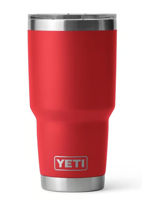 Yeti Rambler 30 oz Tumbler w/ MagSlider Lid, Rescue Red