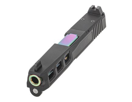 PSA Dagger Complete SW3 RMR Slide Assembly With Chameleon Non-Threaded Barrel, Black