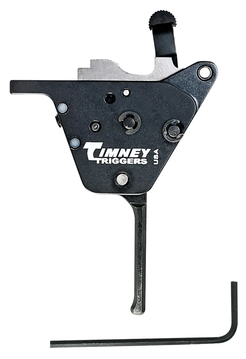 Timney Triggers CZ457ST Replacement Trigger Straight Trigger with .10-2 lbs Draw Weight Black Oxide Finish for CZ 457