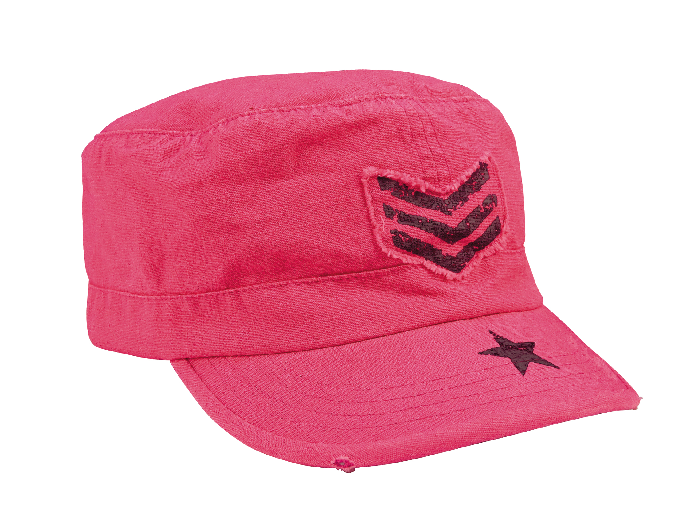Rothco Womens Vintage Stripes Stars Adjustable Fatigue Cap - Pink