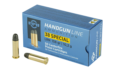 PPU .38 Special 158gr LRN Handgun Ammo - 50 Rounds