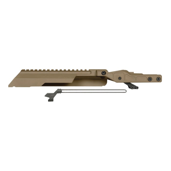 Midwest Industries AK Alpha Railed Top Cover, Flat Dark Earth