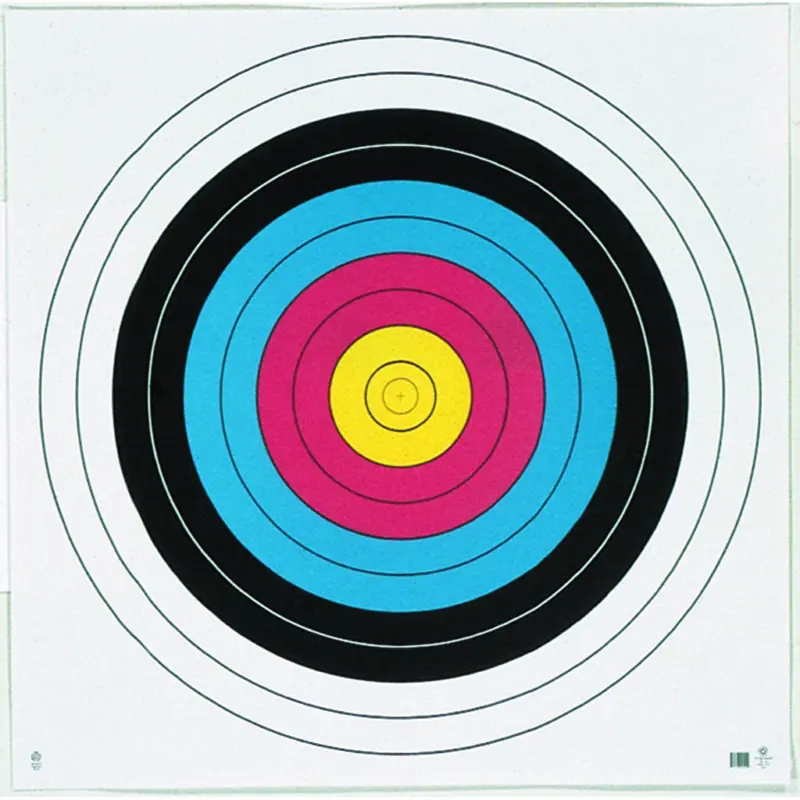 Maple Leaf Target Face FITA 10-Ring 60 cm. 25 pk.