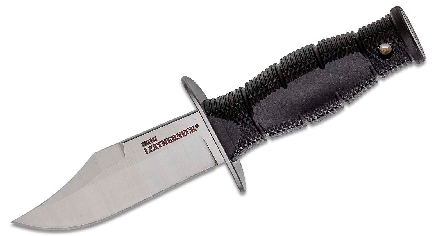 Cold Steel Leatherneck Fixed Knife Clip Point Blade in Bold Black - CS-39LSAB