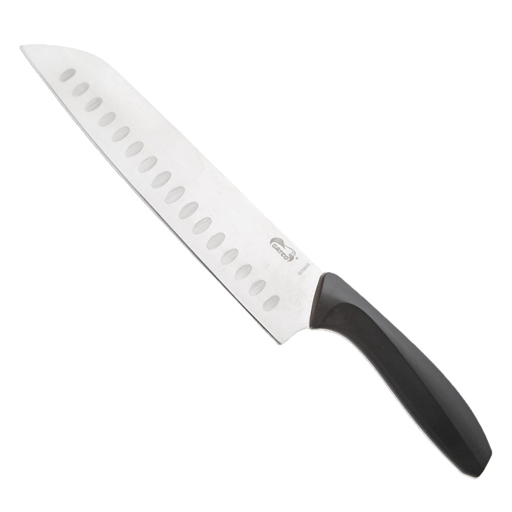 Gatco 12 1/8" SANTOKU KITCHEN KNIFE, BLACK