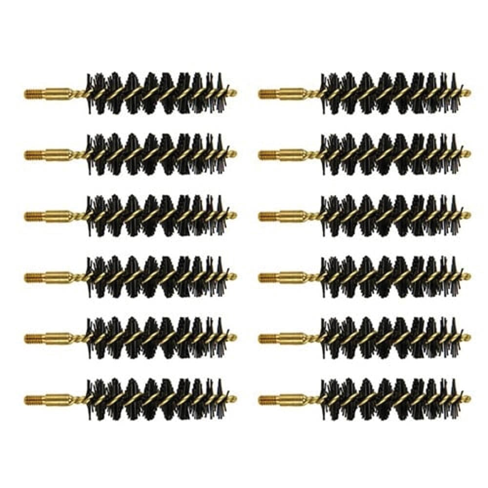 Brownells .58 Cal #8-32 Male Black Powder Heavy Weight Bore Brush, Pack of 12