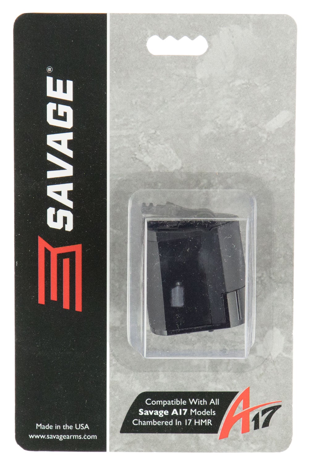 Savage Arms 10 Round .17 HMR Rotary Magazine, Black - 90022