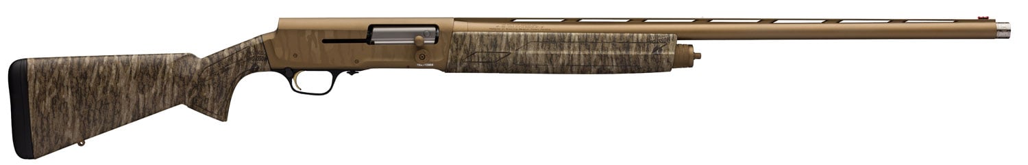 Browning A5 Wicked Wing 12 Gauge Semi Auto Shotgun, Mossy Oak Bottomland - 0118472005