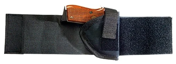 BULLDOG ANKLE HOLSTER RH BLACK - SUB COMPACT AUTOS W/2"-3" BBL