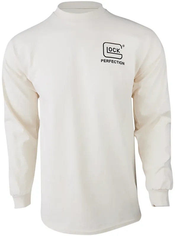 Glock Men's Born In Austria Long Sleeve T-Shirt  Size 3XL (Tan)