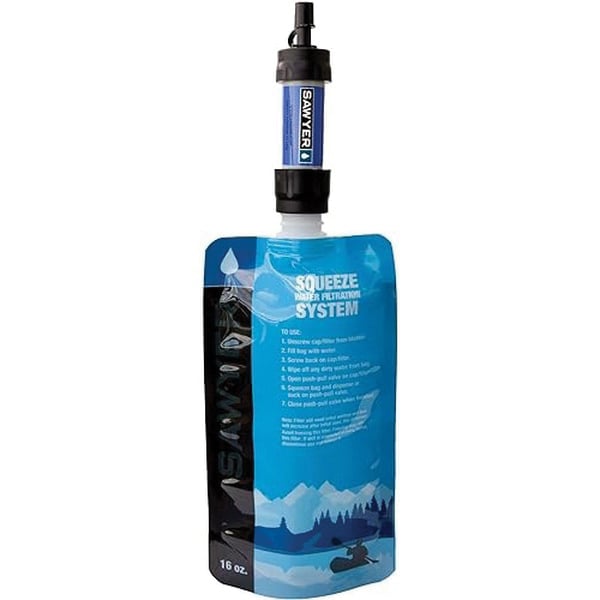 Sawyer Mini 2.50" x 5" x 7" Water Filtration System, Blue