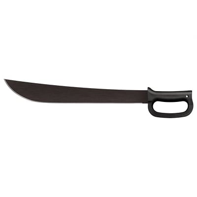 Cold Steel Latin 18" Carbon Steel Machete With D Ring Guard, Black - 97AD18S