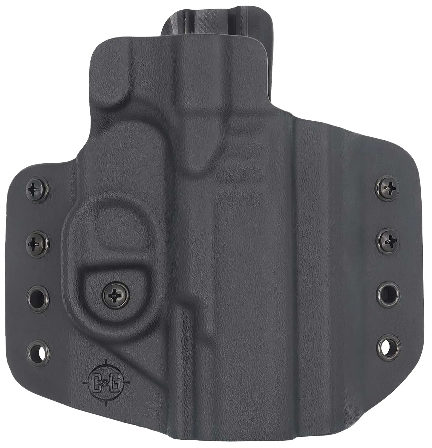 C Holsters 1212100 Covert OWB Black Kydex Belt Loop Fits Walther PDP 4" Right Hand