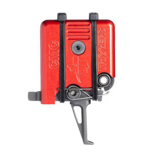 Cmc-Triggers CMC Triggers AR-15/10 Single Stage Component Trigger Flat 3.5 lb Small Pin Red