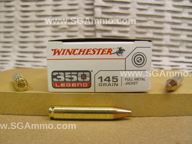200 Round Case – 350 Legend 145 Grain FMJ Winchester Ammo – USA3501