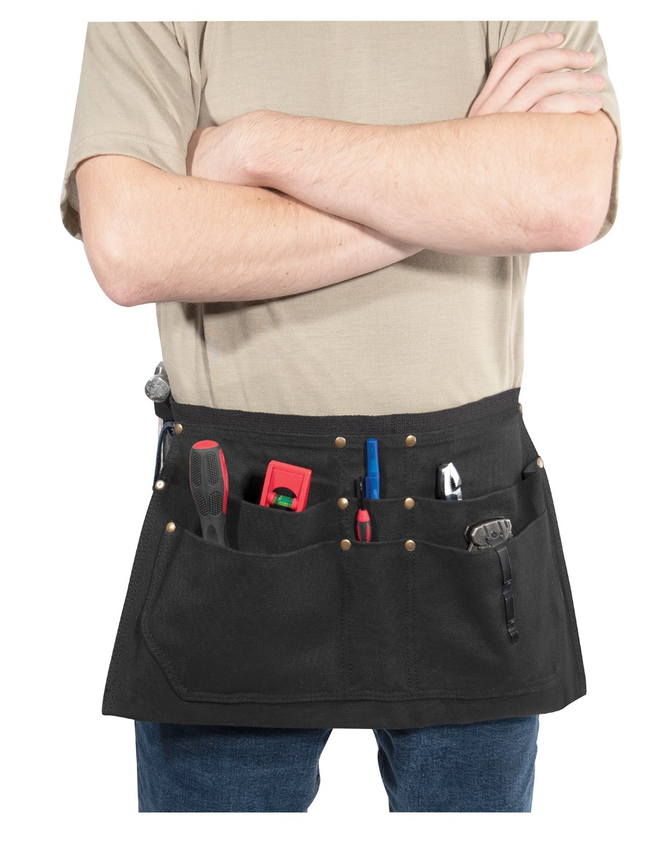 Rothco Canvas Waist Work Apron - Black