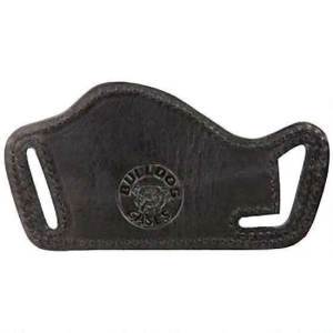 Bulldog MLBRS Molded  Black Leather Belt Small J-Frame Right Hand