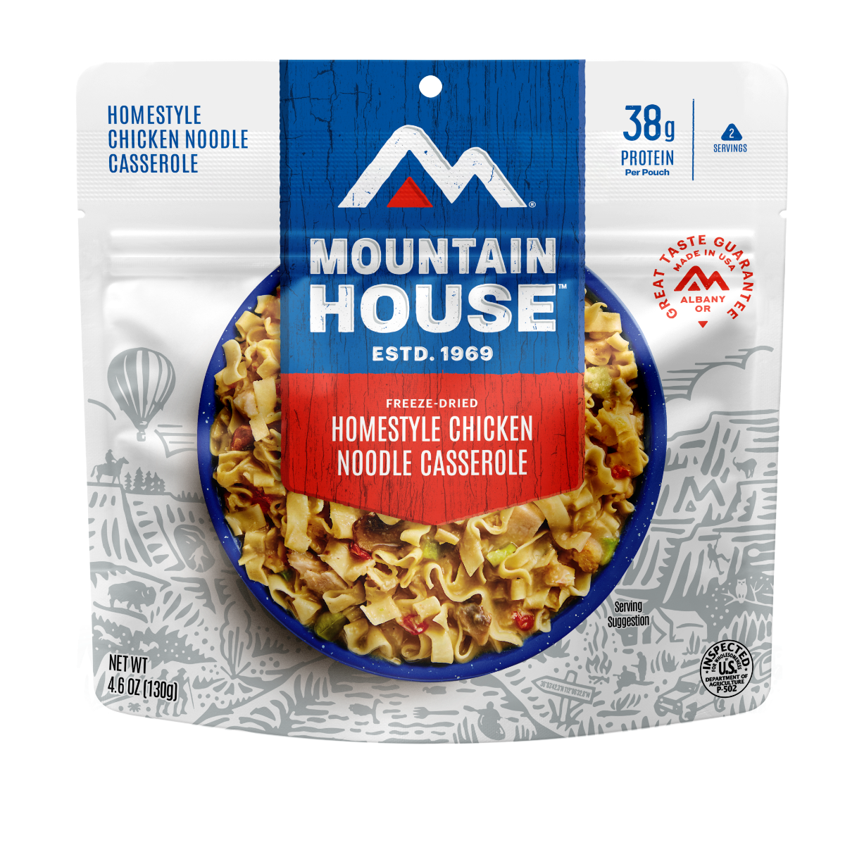 Mountain House Freeze Dried Homestyle Chicken Noodle Casserole - 55161