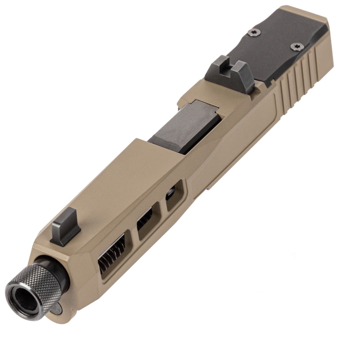PSA Dagger Complete SW1 RMR Slide Assembly With Threaded Barrel, Flat Dark Earth