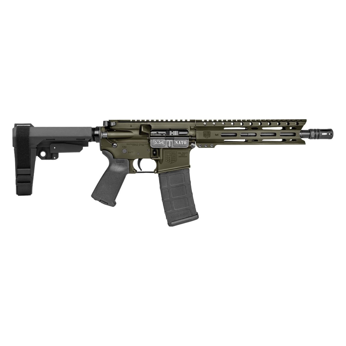 Diamondback DB15 5.56x45mm 10", OD Green