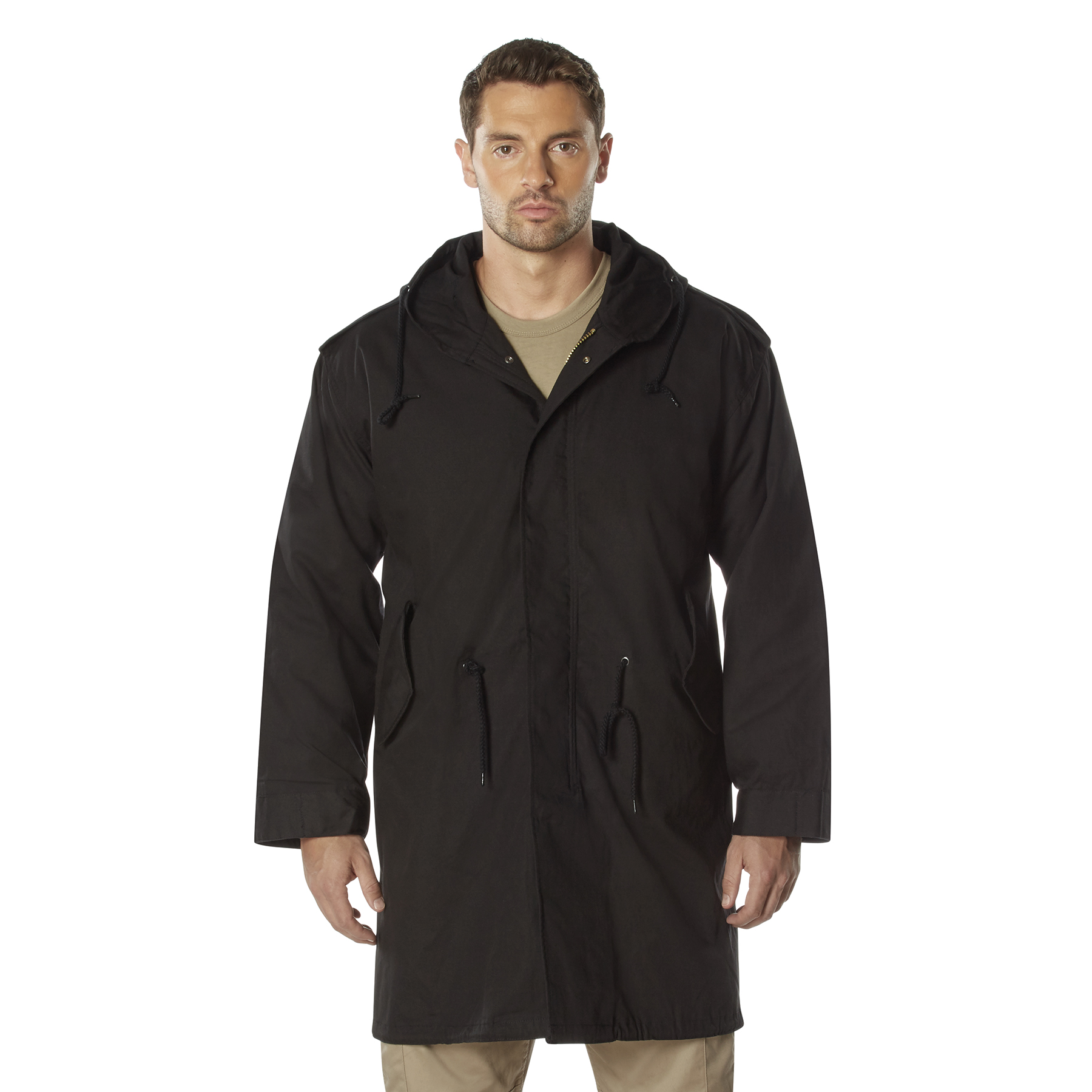 Rothco M-51 Fishtail Parka - Black, Large