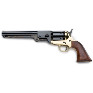 Pietta 1851 Reb Nord Navy Confederate Black Powder Revolver 36 Caliber 7.5" Blued Barrel Brass Frame Walnut Grip