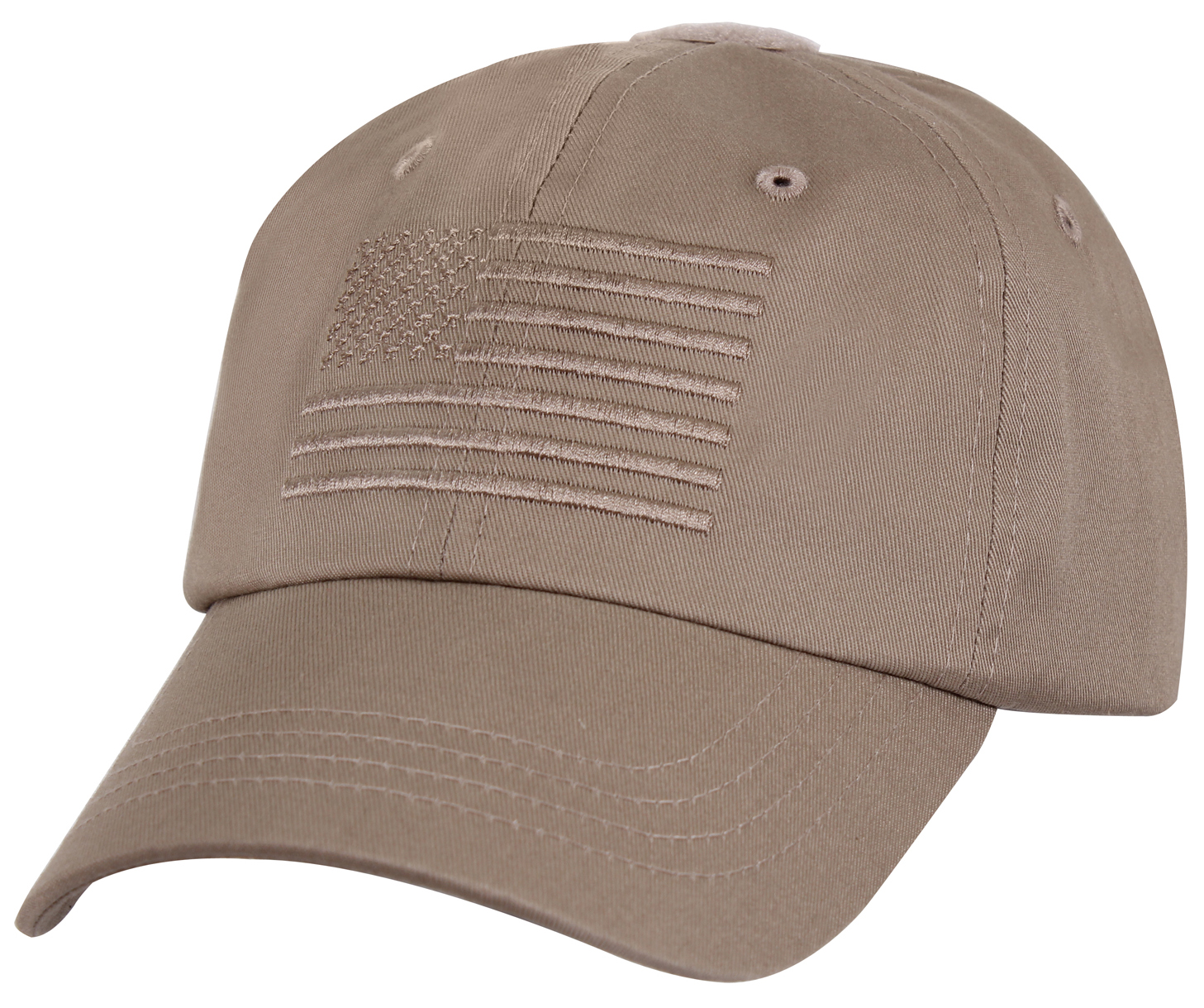 Rothco Tactical Operator Cap With Us Flag - Khaki