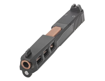 PSA Dagger Complete SW3 RMR Slide Assembly With Copper Non-Threaded Barrel, Black