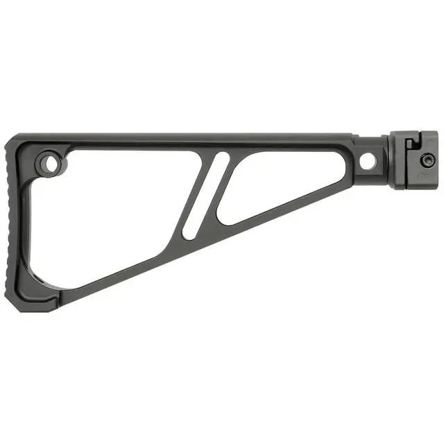 Midwest Industries Picatinny Side Folding Fixed Extruded Stock Black