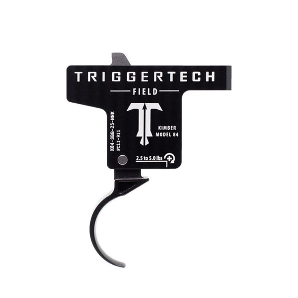 Triggertech Field (2.5-5 lb) Trigger for Kimber Model 84/84L, Clean Black - K84SBB25NNK