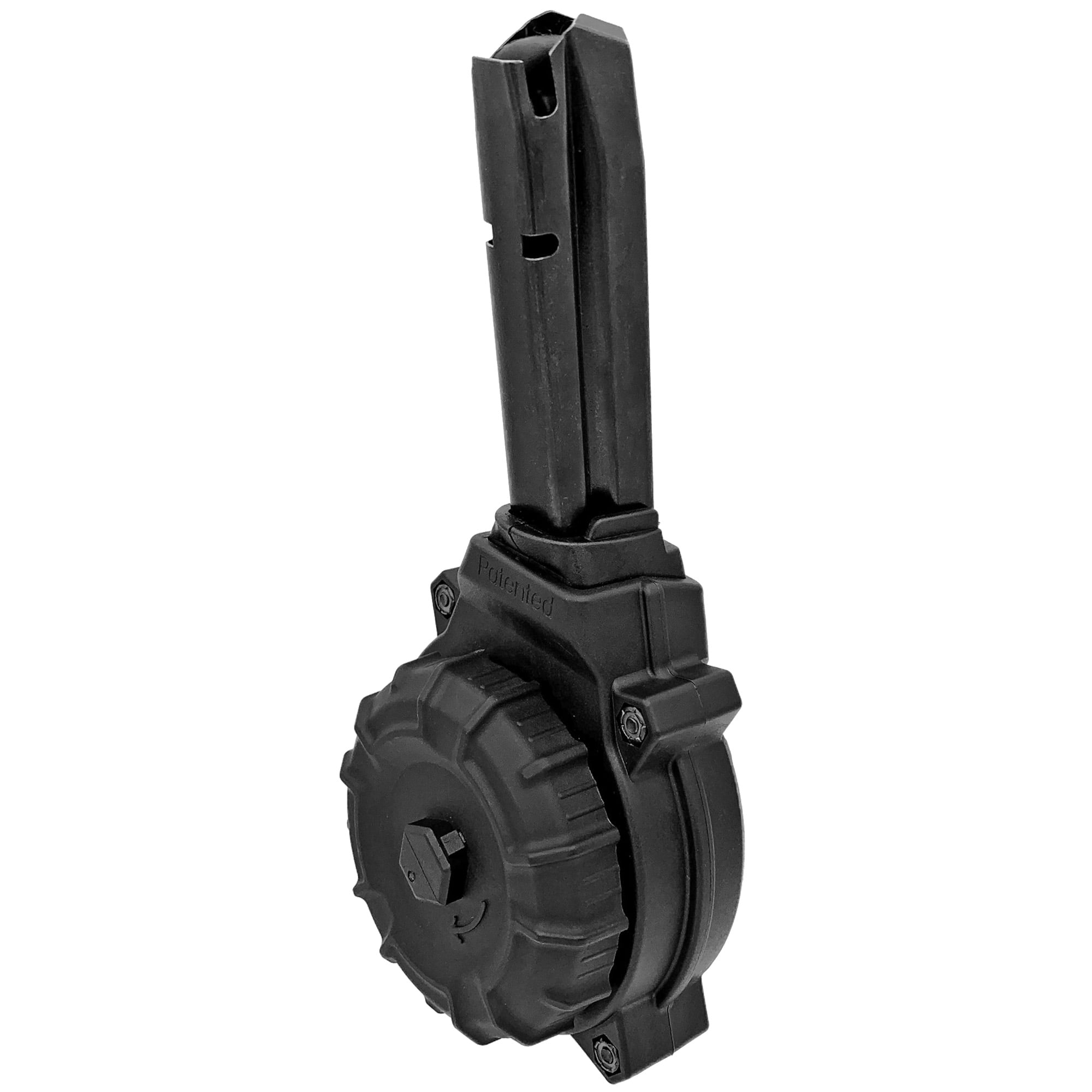 ProMag Magazine, 9mm, 50 Round Drum, Fits Sig Sauer P320, Polymer, Black
