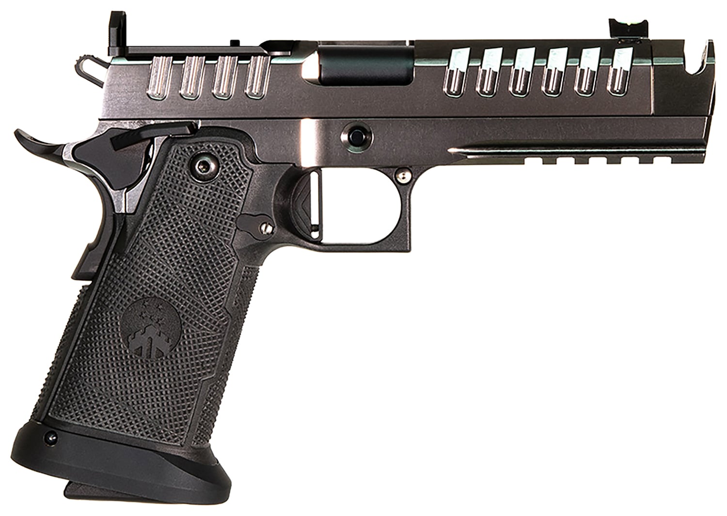 Watchtower Apache Double Stack 1911 9mm 4.60" 17/20rds Pistol, Graphite - High Capacity - APACHE-9MM-46-BLK