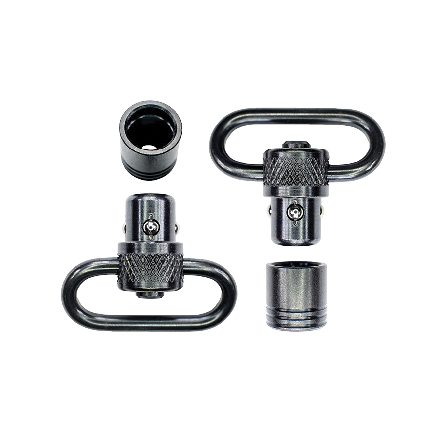 Grovtec US Inc Standard Push Button Swivel Set w/Base, Black