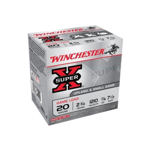 Winchester Ammo XU207 Super-X Game Load 20GA 2.75\" 7/8oz #7.5 Shot - 25sh Box