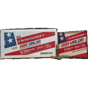 Winchester USA Valor M855 5.56mm, 62gr FMJ, 1250rd Case