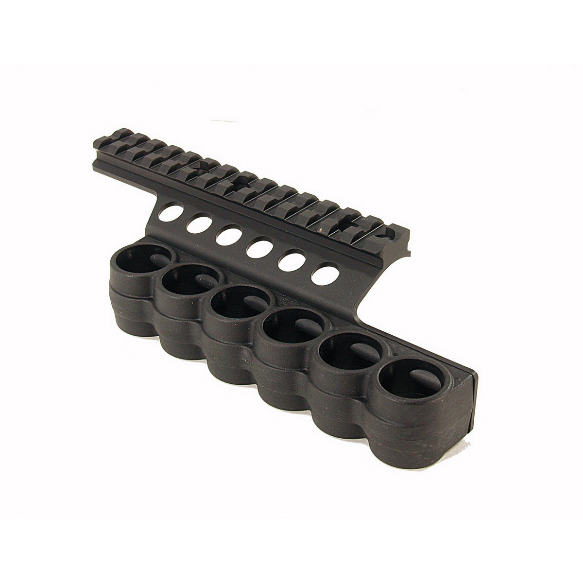 Mesa Tactical SureShell 12 Gauge Carrier and Rail, 6 Shells Black