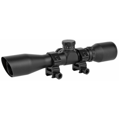 TRUGLO TRU-BRITE XTREME 4X32MM SCP TACW/RINGS BLACK TUBE RIFLE SCOPES