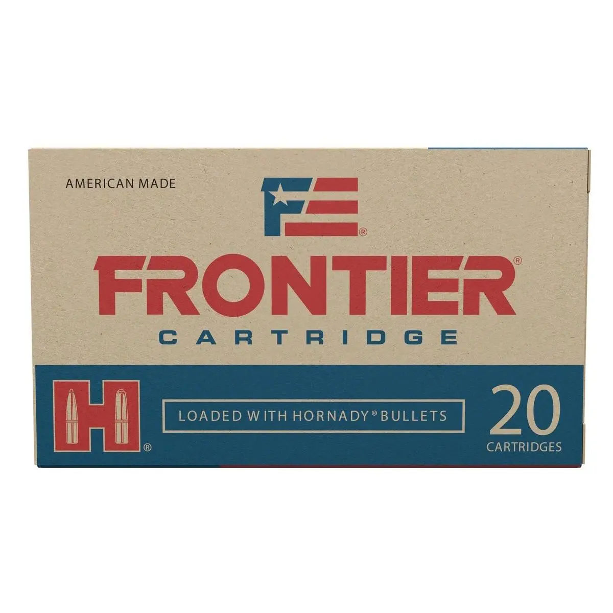 Hornady Frontier Rifle Ammunition 7.62x51 150gr FMJ 2800 fps 20/ct