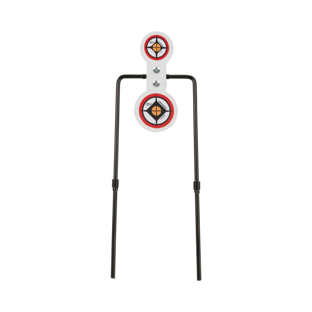 EZ Aim Hardrock AR500 Spinner Target Stand, White/Red/Black