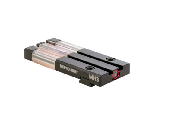 Meprolight Day/Night Sight for Glock All Models (without MOS Configuration) Pistols, Red Rear - ML63101R