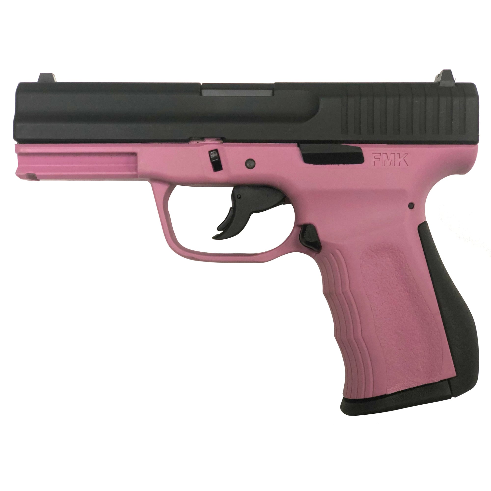 FMK 9C1G2 9mm Pistol, 4" Barrel, Pink, Black - FMKG9C1G2PKSSCM