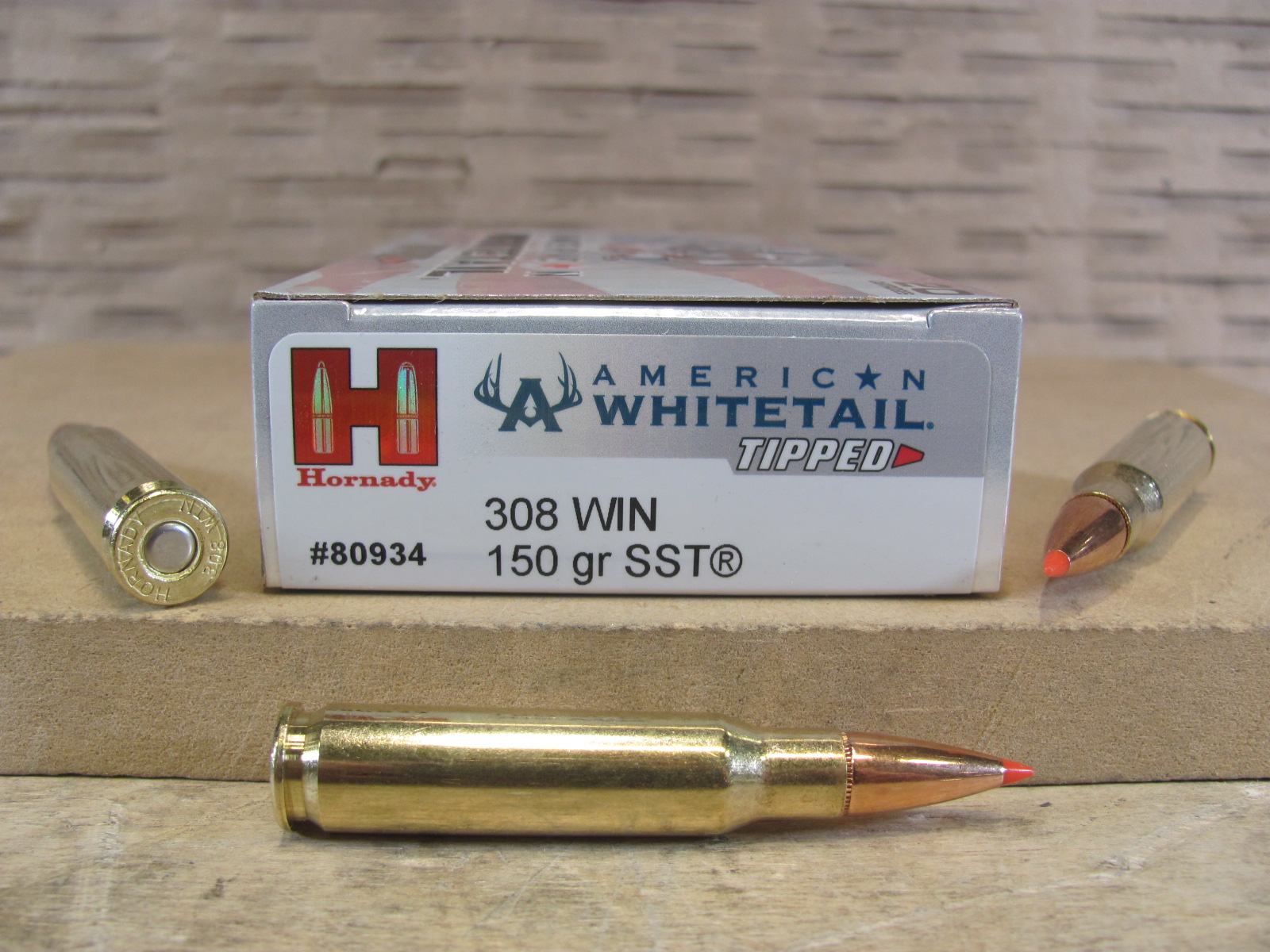 200 Round Case – 308 WIN 150 Grain Hornady SST Tipped Ammo – 80934