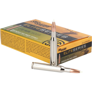 Sig Sauer Platinum Hunter 270 Win 150gr Nosler AccuBond Nickel-Plated Brass 20 Rounds