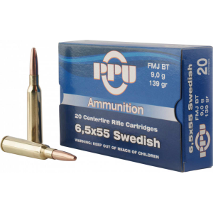 Prvi Partizan PPU PP30062 Metric Rifle 6.5x55 Swedish 139 GR Full Metal Jacket - 20rd Box